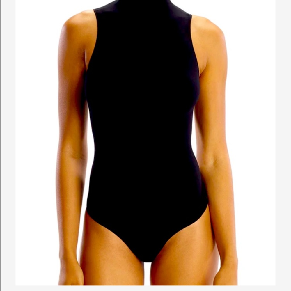 Commando Ballet Bodysuit Mockneck Sleeveless